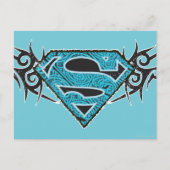 Supergirl Tribal Pattern-Logo Briefkaart (Voorkant)