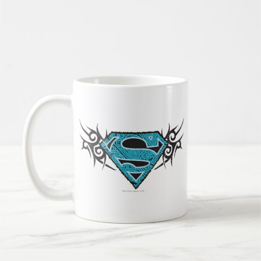 Supergirl Tribal Pattern-Logo Koffiemok (Links)