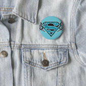 Supergirl Tribal Pattern-Logo Ronde Button 5,7 Cm (In situ)