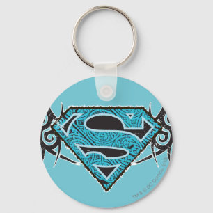 Supergirl Tribal Pattern-Logo Sleutelhanger