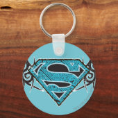 Supergirl Tribal Pattern-Logo Sleutelhanger (Voorkant)