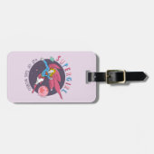 Supergirl uit deze wereldgrafische weergave bagagelabel (Voorkant horizontaal)