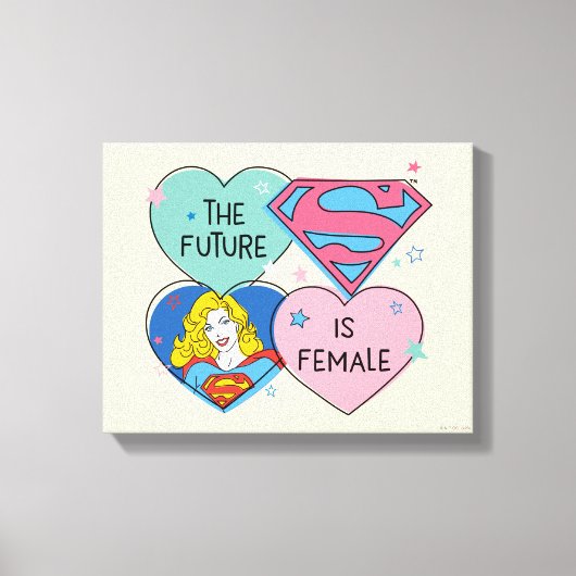Supergirl uit deze wereldgrafische weergave canvas afdruk (Voorkant)