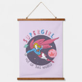 Supergirl uit deze wereldgrafische weergave hangend wandkleed (Voorkant)
