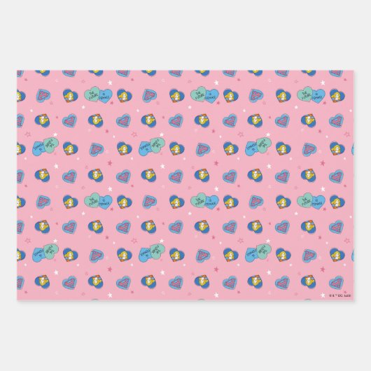 Supergirl uit deze wereldgrafische weergave inpakpapier vel (Voorkant 3)