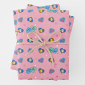 Supergirl uit deze wereldgrafische weergave inpakpapier vel (In situ)