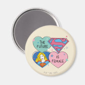 Supergirl uit deze wereldgrafische weergave magneet (Voorkant / Achterkant)