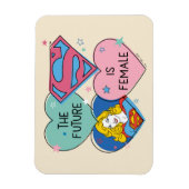 Supergirl uit deze wereldgrafische weergave magneet (Verticaal)