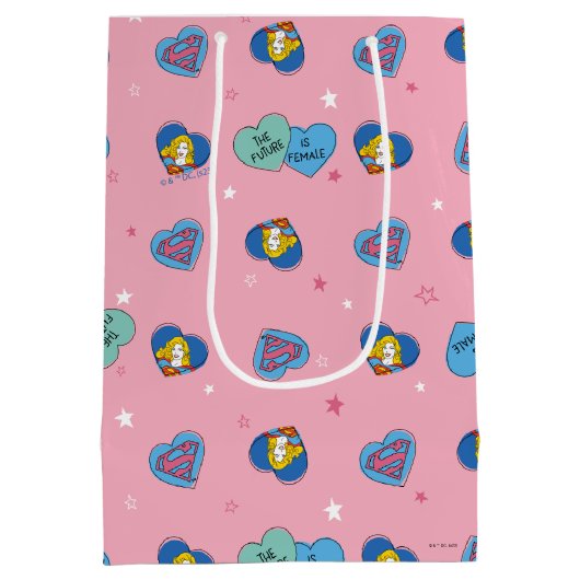 Supergirl uit deze wereldgrafische weergave medium cadeauzakje (Achterkant)