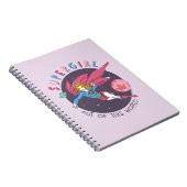 Supergirl uit deze wereldgrafische weergave notitieboek (Rechterzijde)