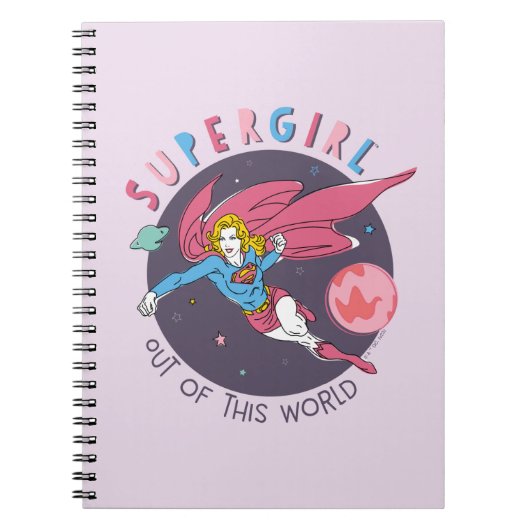 Supergirl uit deze wereldgrafische weergave notitieboek (Voorkant)