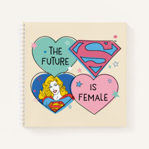 Supergirl uit deze wereldgrafische weergave notitieboek