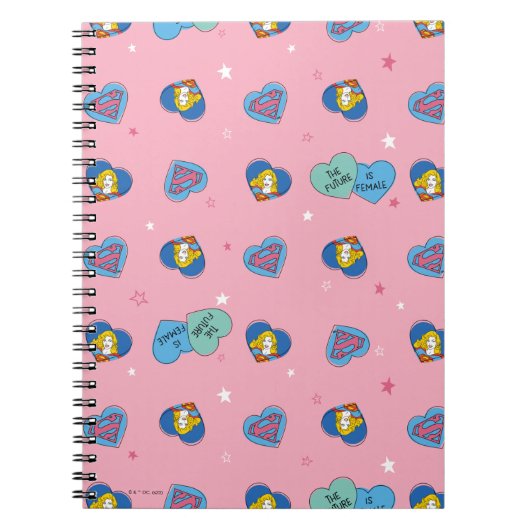 Supergirl uit deze wereldgrafische weergave notitieboek (Voorkant)