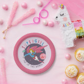 Supergirl uit deze wereldgrafische weergave papieren bordje (Feest)