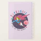 Supergirl uit deze wereldgrafische weergave planner (Achterkant)