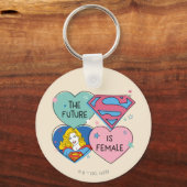 Supergirl uit deze wereldgrafische weergave sleutelhanger (Voorkant)
