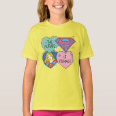 Supergirl uit deze wereldgrafische weergave t-shirt (Voorkant)
