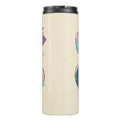 Supergirl uit deze wereldgrafische weergave thermosbeker (Achterkant)