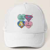 Supergirl uit deze wereldgrafische weergave trucker pet (Voorkant)