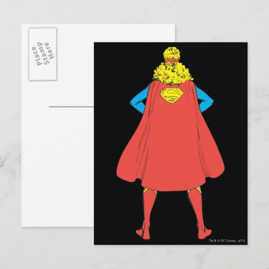Supergirl Uitzicht Briefkaart (Voorkant / Achterkant)