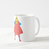 Supergirl Uitzicht Koffiemok (Voorkant rechts)
