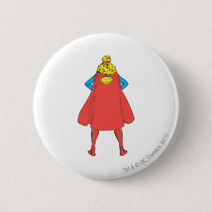 Supergirl Uitzicht Ronde Button 5,7 Cm
