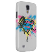 Supergirl, verf en morsen Case-Mate samsung galaxy hoesje (Back/Rechts)