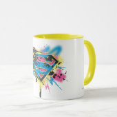 Supergirl, verf en morsen mok (Voorkant rechts)