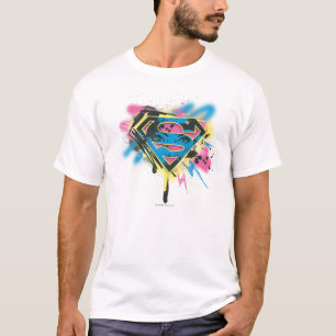 Supergirl, verf en morsen t-shirt