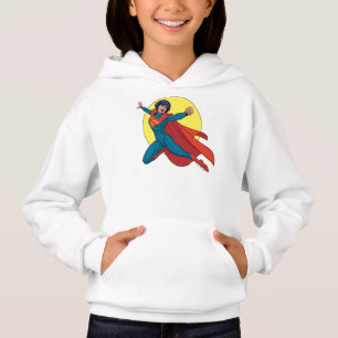 Supergirl Vliegen in Blauw Pak