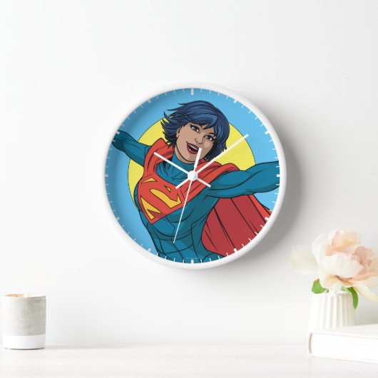 Supergirl Vliegen in Blauw Pak (Huis)