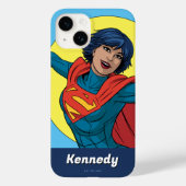 Supergirl Vliegen in Blauw Pak Case-Mate iPhone Case (Achterkant)