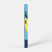 Supergirl Vliegen in Blauw Pak Samsung Galaxy Hoesje (Rechterkant)