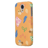 Supergirl vogels en bijen Sinaasappel Case-Mate Samsung Galaxy Hoesje (Achterkant Links)