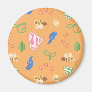 Supergirl vogels en bijen Sinaasappel Magneet