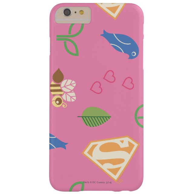 Supergirl vogels en bijenroze Case-Mate iPhone case (Achterkant)