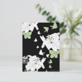 Supergirl vogels en veren briefkaart (Staand voorkant)