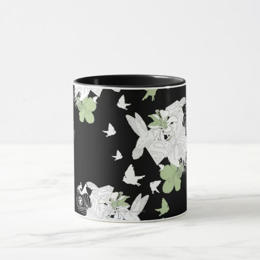 Supergirl vogels en veren mok (Midden)