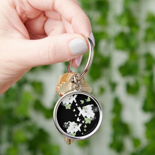 Supergirl vogels en veren sleutelhanger (Hand)