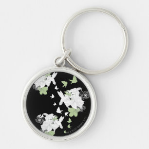 Supergirl vogels en veren sleutelhanger