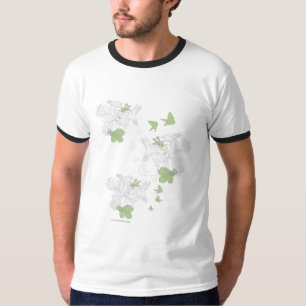 Supergirl vogels en veren t-shirt