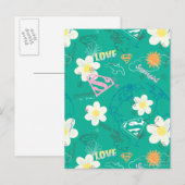 Supergirl voor het Vredespatroon Briefkaart (Voorkant / Achterkant)