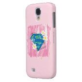 Supergirl voor Vredesroze Case-Mate Samsung Galaxy Hoesje (Achterkant Links)