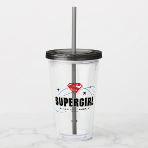 Supergirl Vrouw van Morgen Acryl Drinkbeker