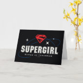 Supergirl Vrouw van Morgen Kaart (Gele Bloem)