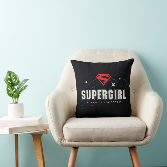 Supergirl Vrouw van Morgen Kussen (Stoel)