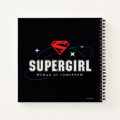 Supergirl Vrouw van Morgen Notitieboek (Achterkant)