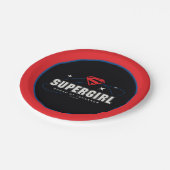 Supergirl Vrouw van Morgen Papieren Bordje (Gekanteld)