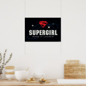 Supergirl Vrouw van Morgen Poster (Keuken)