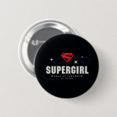 Supergirl Vrouw van Morgen Ronde Button 5,7 Cm (Voorkant /achterkant)